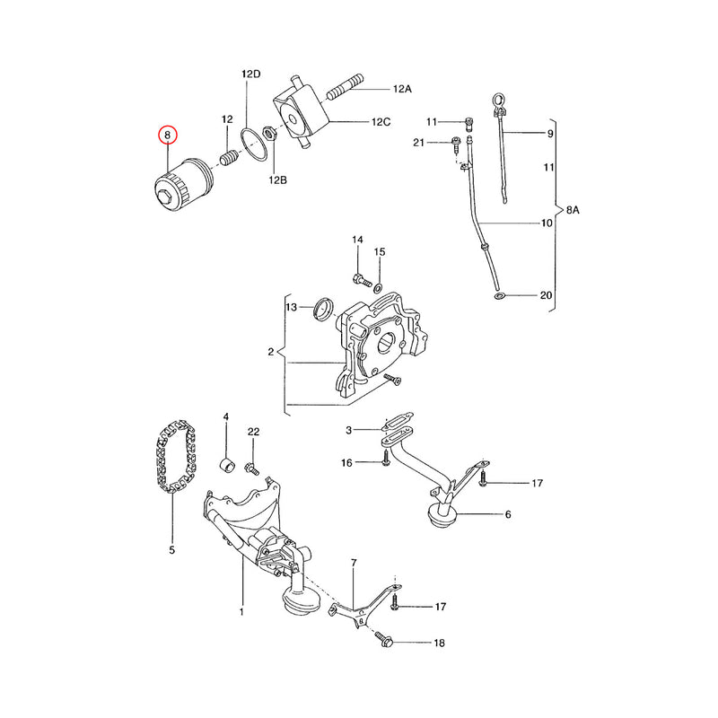 Oil Filter - 030115561AN